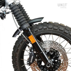 Unit Garage Black low front fender in aluminum nineT with fork stabiliser | 1637BL