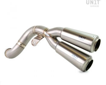 Unit Garage Double High Pipe nineT with visible welding | 1647TitS