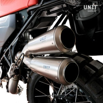 Unit Garage Double High Pipe nineT with visible welding | 1647TitS