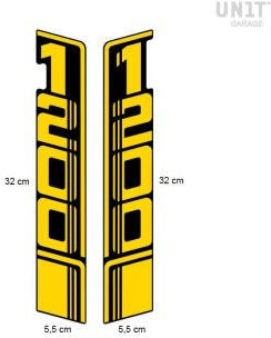 Unit Garage Stickers 40th x nineT Paris dakar tank | 1695