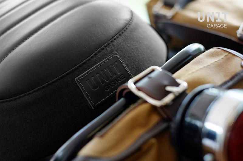 Unit Garage Seat Black leather, Canvas | COD. 1802Black_Black