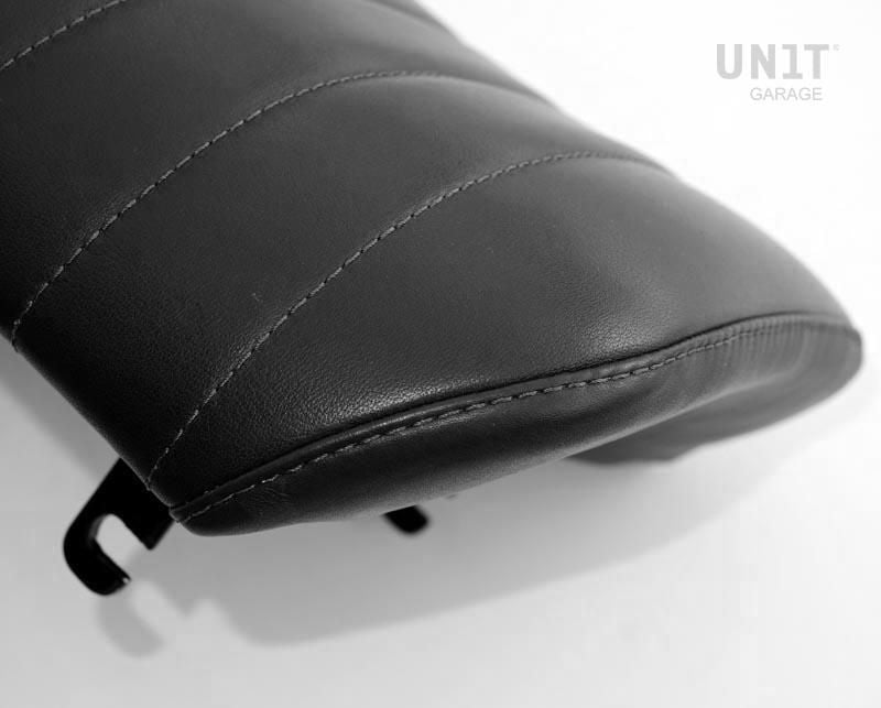 Unit Garage Seat Black leather, Canvas | COD. 1802Black_Black