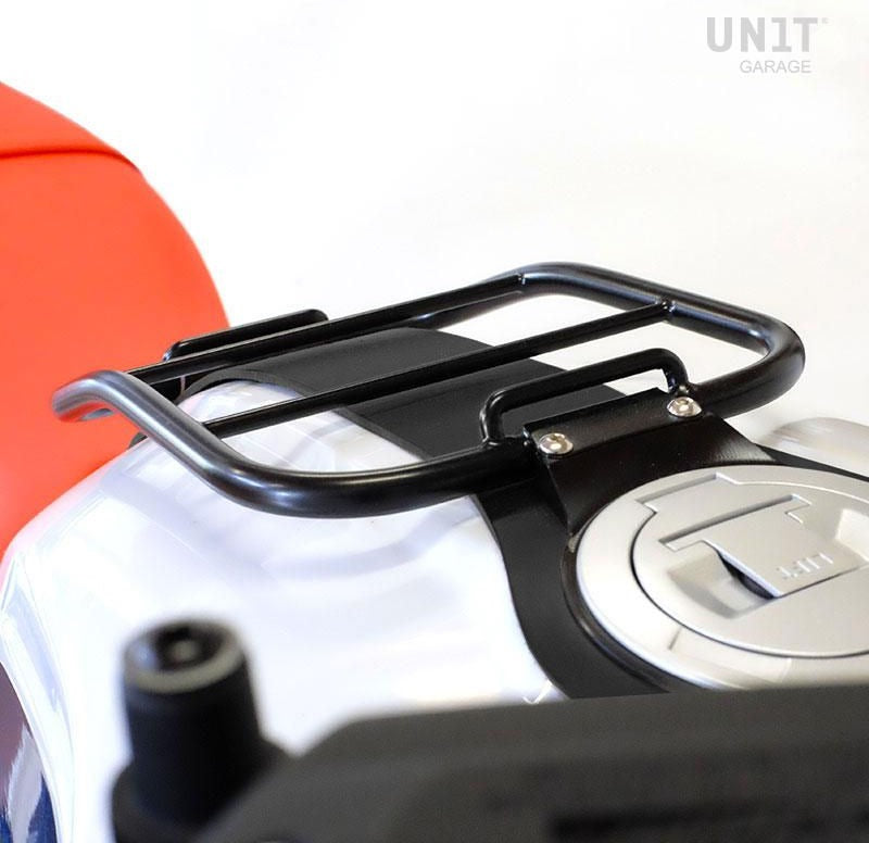 Unit Garage Tank luggage rack with tank belt black | COD. 2008Black