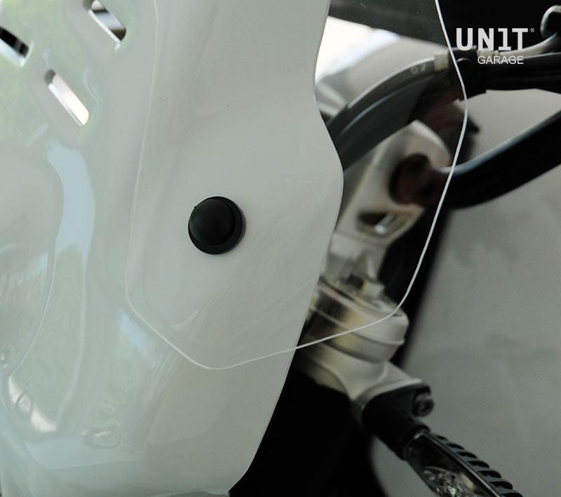 Unit Garage Extension windshield Fenouil with support | COD. 2030+A5+1227EXT