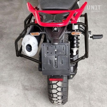 Unit Garage Inox Subframe for Aluminium side panniers Moto Guzzi V85TT | 2252-BL