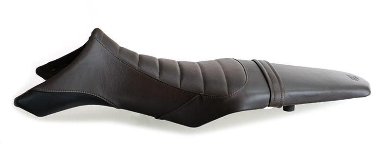 Unit Garage Seat cover in Brown Leather (long seat) | COD. 2512Brown
