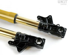Unit Garage Ohlins USD fork kit High + Unit Garage triple clamp | 2904gold