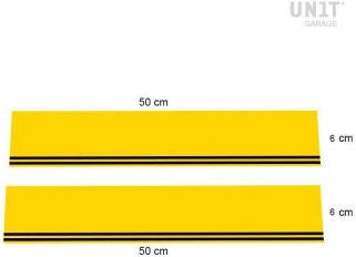 Unit Garage Pair of stickers Yellow 40th | 2910