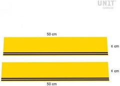 Unit Garage Pair of stickers Yellow 40th | 2910