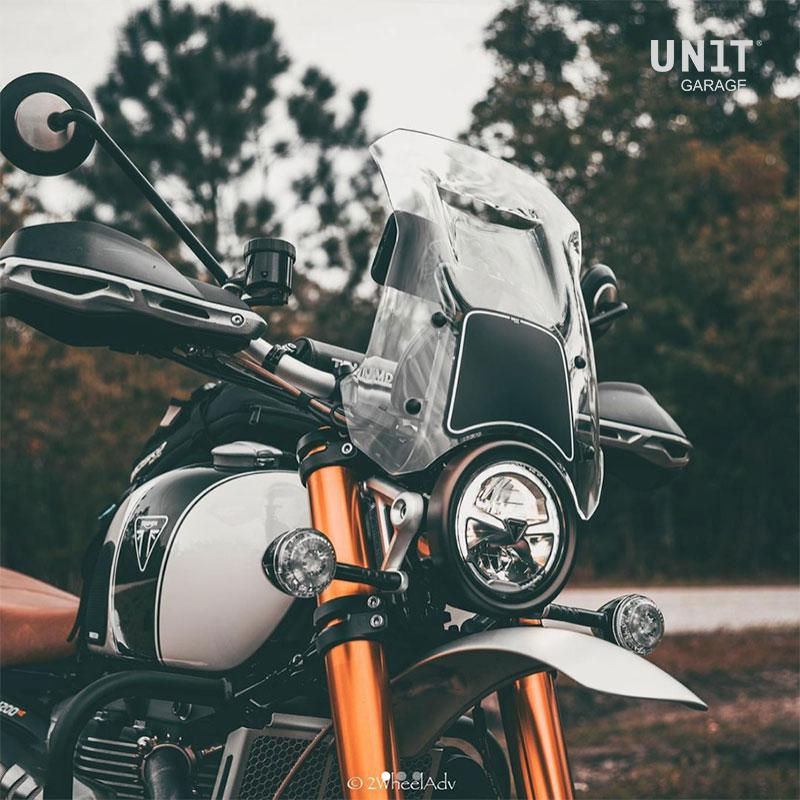 Unit Garage Windshield with GPS support for Triumph 1200 XC-XE | 3105