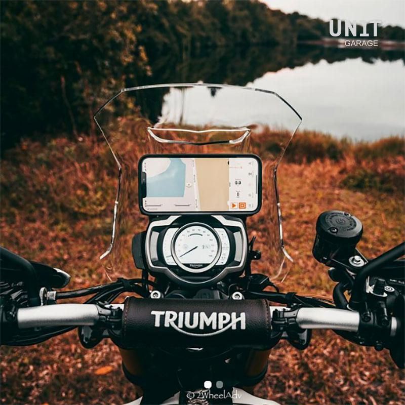 Unit Garage Windshield with GPS support for Triumph 1200 XC-XE | 3105