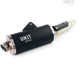 Unit Garage Black Exhaust with visible welding Ténéré 700 | 3205Tit-BL