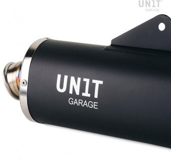 Unit Garage Black Exhaust with visible welding Ténéré 700 | 3205Tit-BL