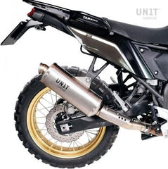 Unit Garage Exhaust in titanium with visible welding Ténéré 700 | 3205Tit