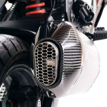 Unit Garage HD Pan America Titanium Black exhaust With OEM cover | 3300-with-oem-cover