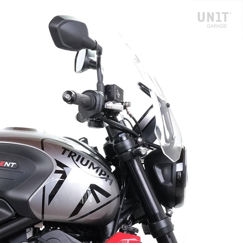 Unit Garage Windshield with GPS support for Triumph Trident 660 | 3503