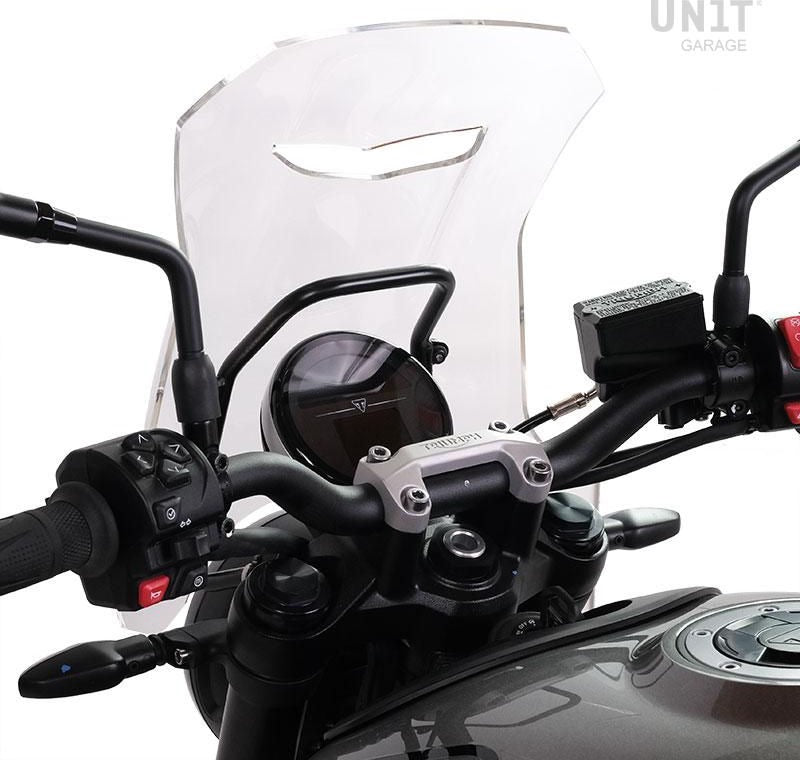 Unit Garage Windshield with GPS support for Triumph Trident 660 | 3503