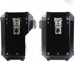 Unit Garage Pair of aluminium Panniers Atlas 47L+41L | AL2C-BL
