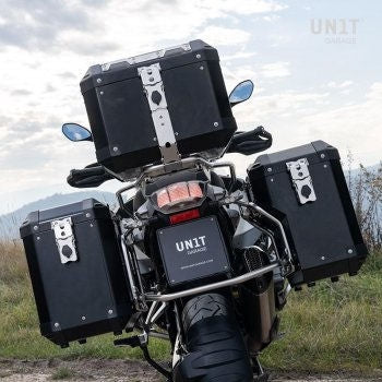Unit Garage Aluminium Panniers Atlas 41L, exhaust side | AL2E-BL