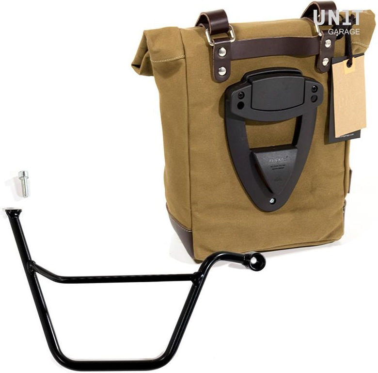Unit Garage Side Pannier Canvas + Right Subframe Triumph T100 Bonneville (2001-2016) | U001-1005DX