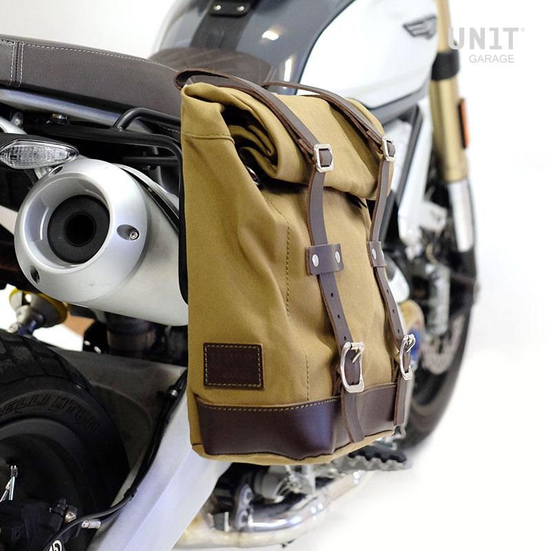 Unit Garage Side pannier Canvas + right subframe Ducati Scrambler 1100 | U001-1010DX