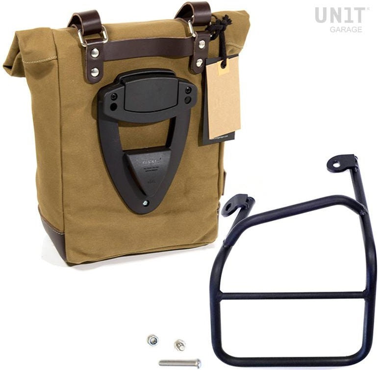 Unit Garage Side pannier Canvas + Left subframe Ducati Scrambler 1100 | U001-1010SX