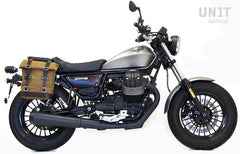 Unit Garage Side Pannier Canvas + Right Subframe Guzzi V9 Bobber | U001-2250DX