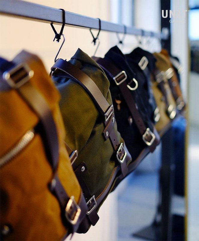 Unit Garage Waxed suede side pannier 10L-14L | U002