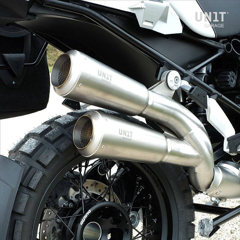 Unit Garage Silencer in Titanium with removable Db killer | COD. U021DX