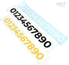 Unit Garage Number stickers | U077