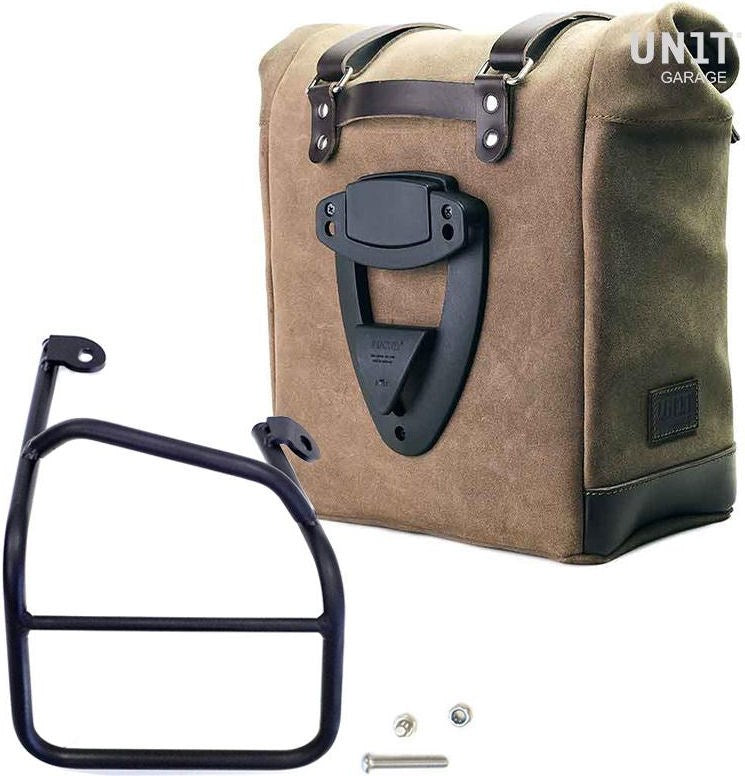 Unit Garage Waxed suede side pannier Scram 22L-30L + Right Subframe Ducati Scrambler 1100 | U202-1010DX