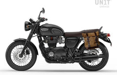 Unit Garage Waxed suede side pannier Scram 22L-30L + Left Subframe Triumph T100 (2017 until now) | U202-1011SX