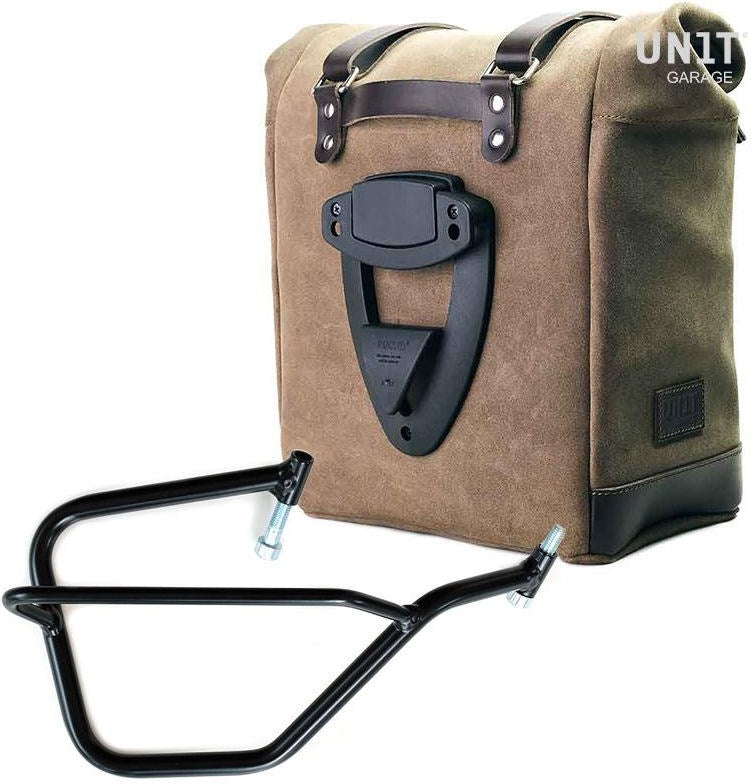 Unit Garage Waxed suede side pannier Scram 22L-30L + Right Subframe Yamaha | U202-2504DX