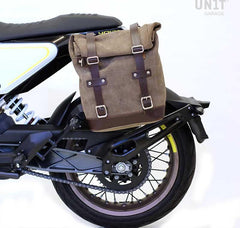 Unit Garage Waxed suede side pannier Scram 22L-30L + Subframe husqvarna 401 (2017-2019) | U202-3000