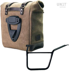 Unit Garage Waxed suede side pannier Scram 22L-30L + Left Subframe Pan America 1250 | U202-3304SX