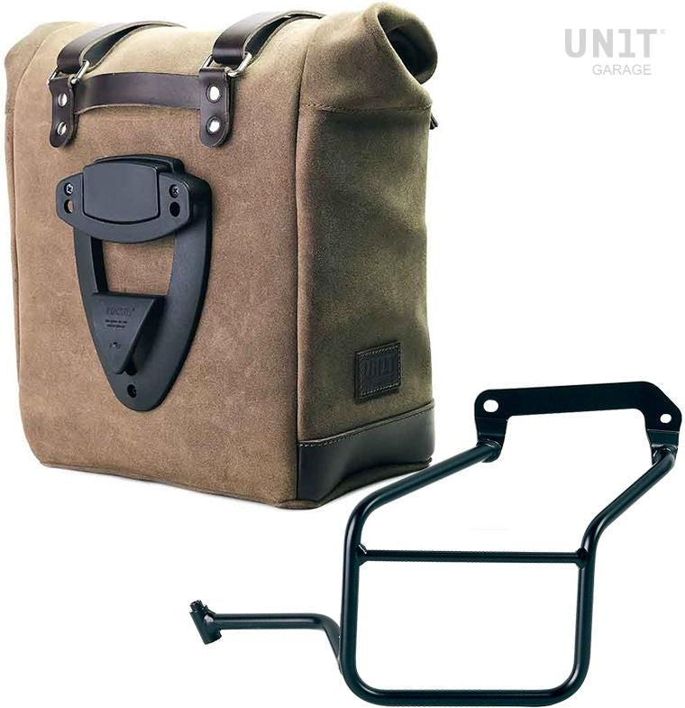 Unit Garage Waxed suede side pannier Scram 22L-30L + Left Subframe BMW CE 04 | U202-3700SX
