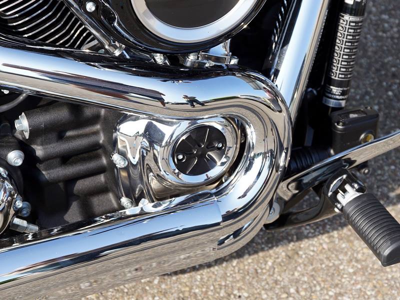 Wunderkind Timer cover TwinCam 5-holes compl., Blasted, black semi matt | 106137-F24