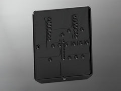 Wunderkind Kennzeichenrahmen ohne Kennzeichenbeleuchtung (Deutschland 180x200mm/schwarz) | 106423-A97-F15