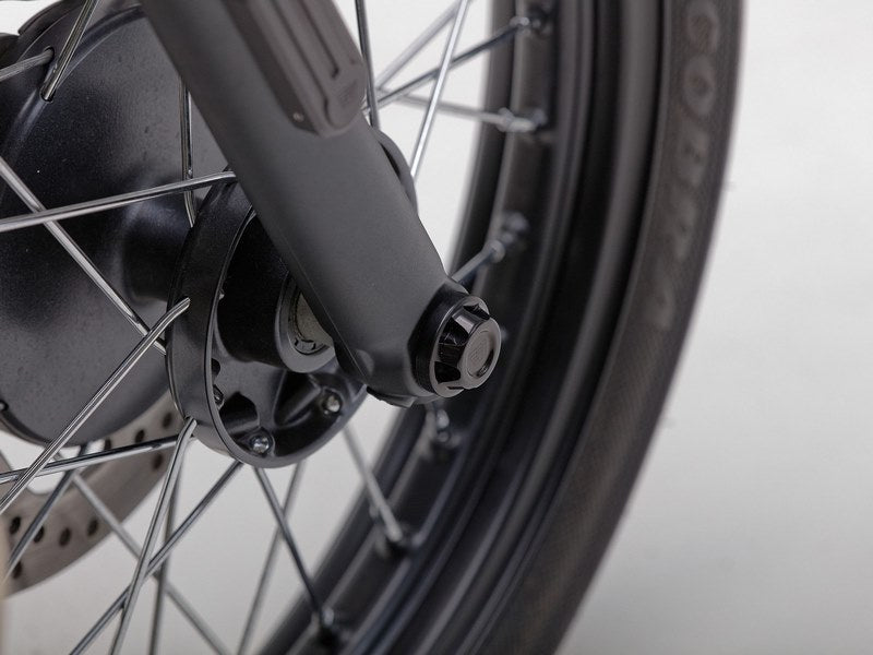 Wunderkind Cover front wheel axis left & right side, Black | 106480-F15