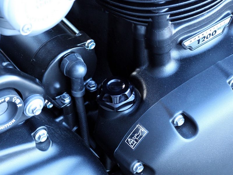 Wunderkind Oil filler cap, Black | 106500-F15