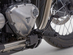 Wunderkind Forward control footrest set Triumph, Black | 106503-F15