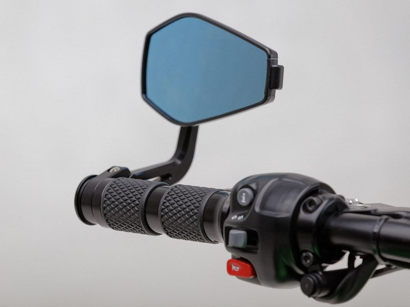 Wunderkind Grip set 1" handlebar Triumph / drive by wire / design 'Hemisphere', Black | 106536-F15