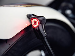 Wunderkind Triumph - Set of struts incl. indicator/taillight & mounting parts, Black shiny coated | 106537-F26