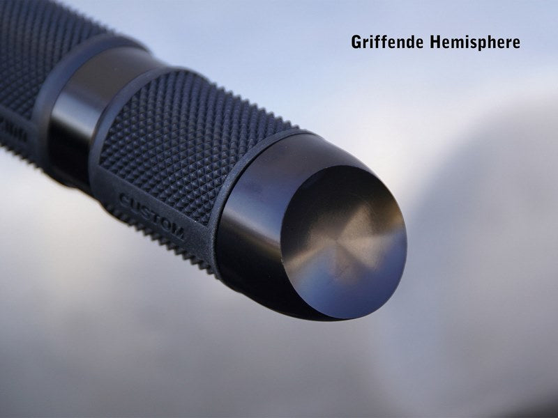 Wunderkind Grip ends for gas- & clutch grip set | design 'Star', Black shiny, re-milled | 106543-F22