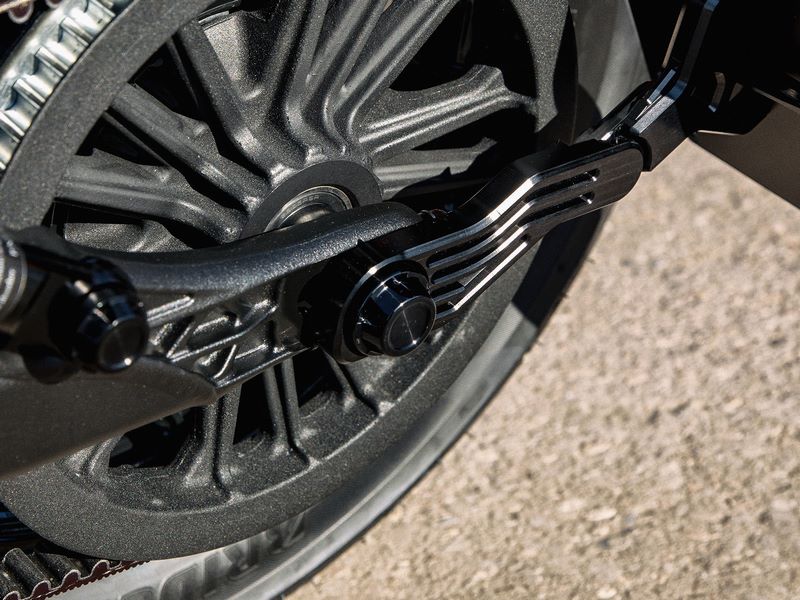 Wunderkind Cover rear wheel axis left & right side for license plate holder, side mount, WK, Black | 106649-F15