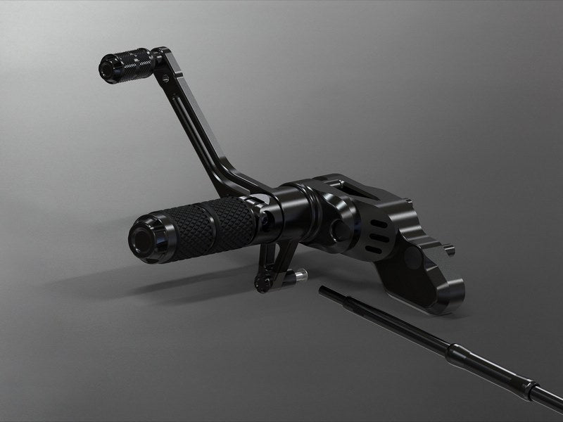 Wunderkind Forward control footrest set Indian, Black | 106667-F15