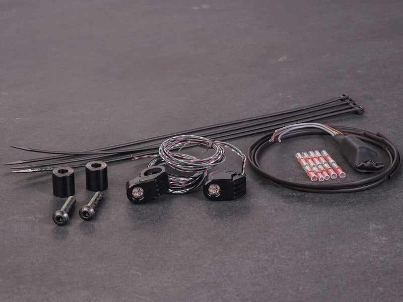 Wunderkind LED indicator/taillight housing without Kellermann Atto DF, Black | 106702-F15