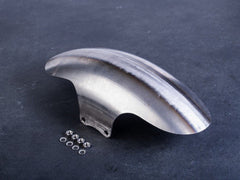 Wunderkind Metal fender for front wheel Indian Scout Bobber incl. mounting parts, Raw | 106734-F33