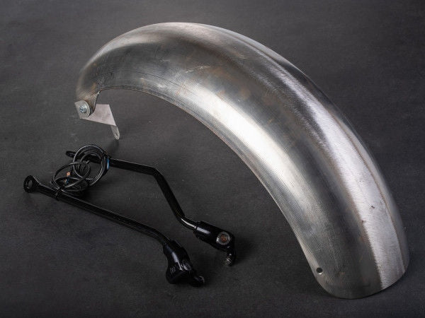 Wunderkind Metal fender for rear wheel incl. indicator/taillight combination & mounting material, Black shiny coated | 106735-F26