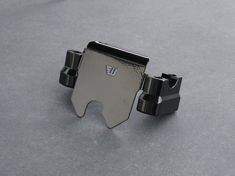 Wunderkind Handlebar riser 30 mm with cover steering head, Black shiny coated | 106743-F26